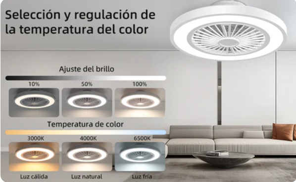 Ventilador de techo ClimaLED
