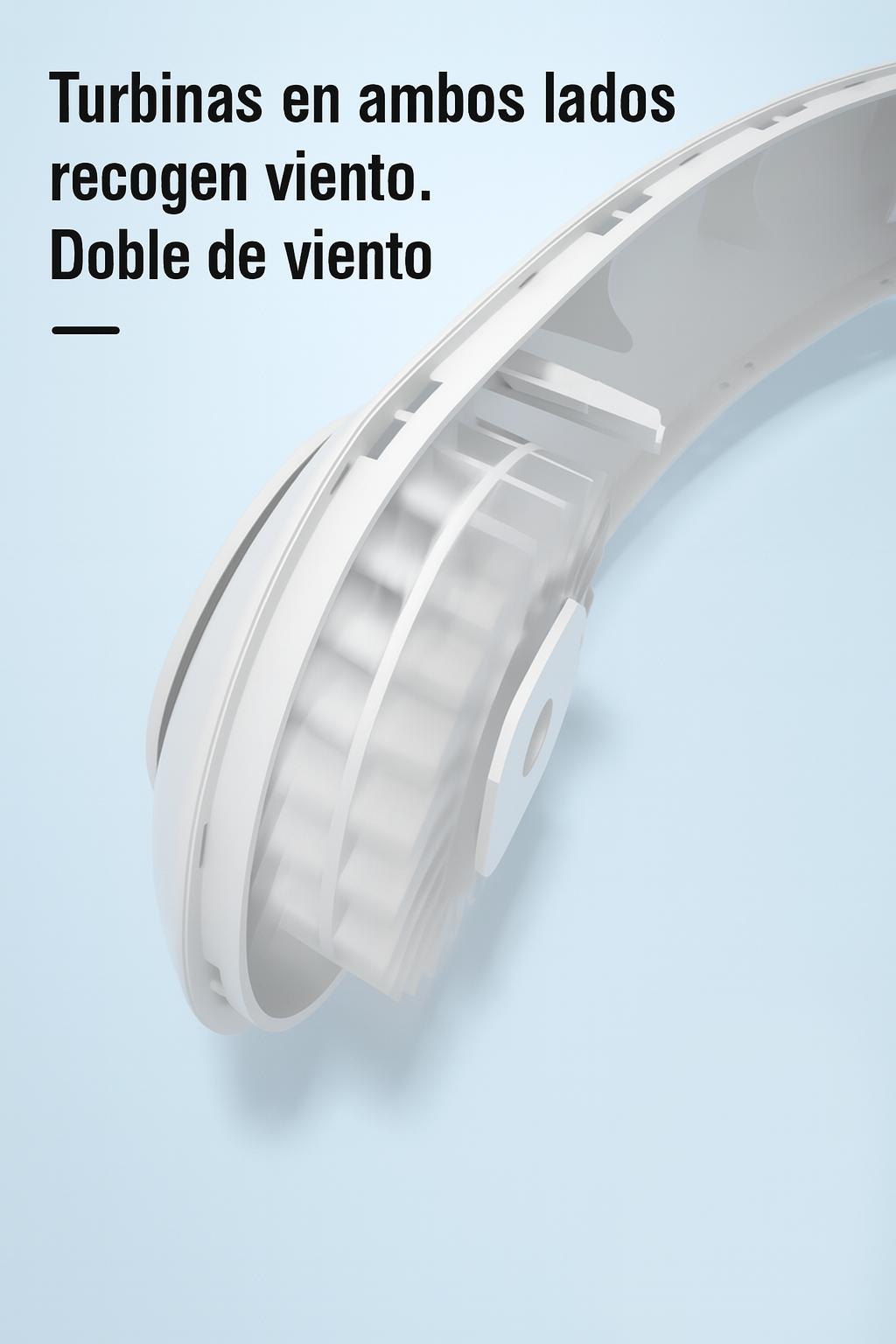 Ventilador de cuello portátil sin aspas
