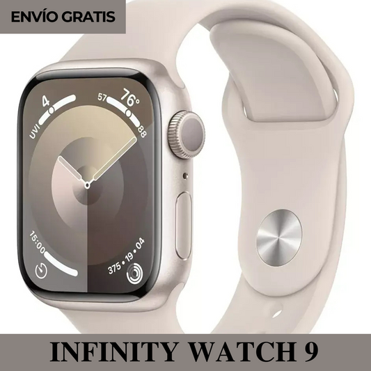 𝐈𝐍𝐅𝐈𝐍𝐈𝐓𝐘 𝐖𝐀𝐓𝐂𝐇 𝟗 🔥 Tu Vida, Tu Tiempo, Tu Estilo  e incluye  2 Correas Intercambiables