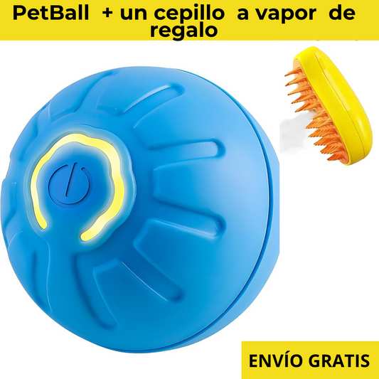 🐶🥎PetBall - La Pelota Que Nunca Aburre + un cepillo  a vapor  de regalo🐱🐕