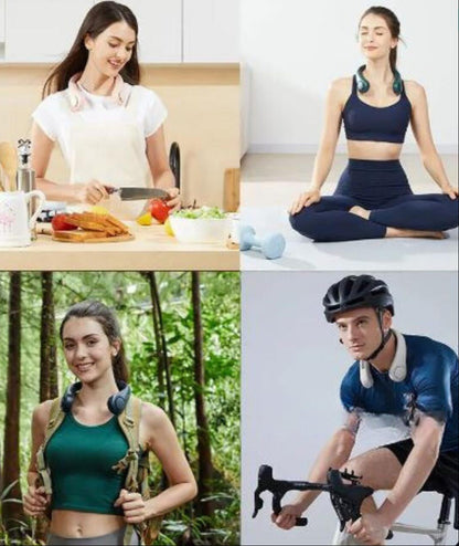Ventilador de cuello portátil sin aspas