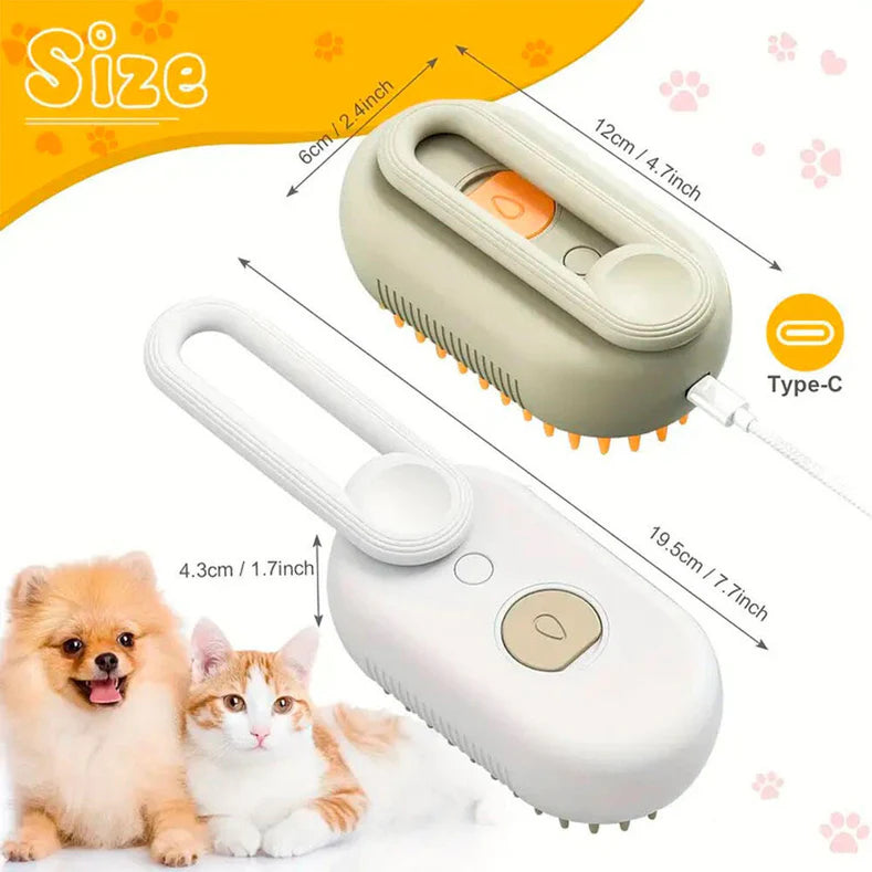 PACK - 2 Cepillos a vapor para mascotas